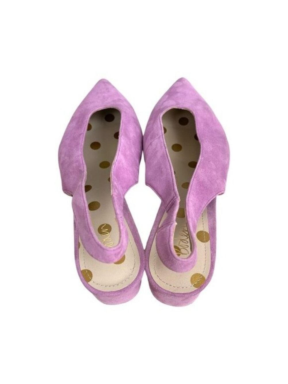 Boden Happy Heels Suede Pointed Toe Mid Heel Sling Back Pumps for Women Size 9 - Picture 6 of 11